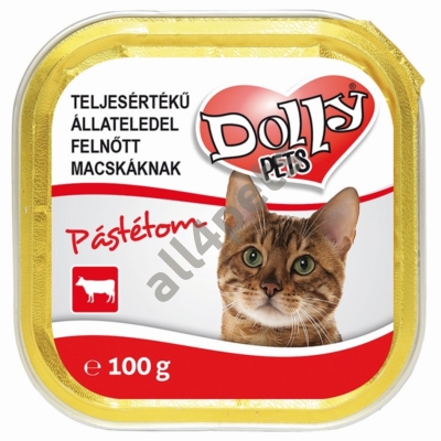 Dolly Cat Alutálka Marhás 100gr Új
