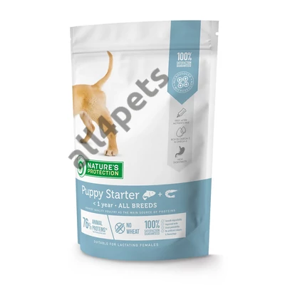 Natures Protection Dog Puppy Starter Salmon with krill 500g