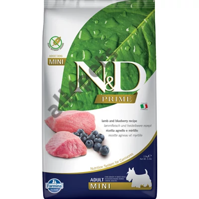 N&amp;D Dog Prime bárány&amp;áfonya adult mini 2,5kg