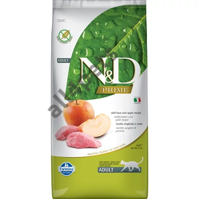 N&amp;D Cat Prime vaddisznó&amp;alma adult 10kg