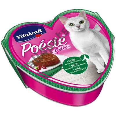 Vitakraft Poésie Macska Alutál Vadhal Áfonya Zselével 85g