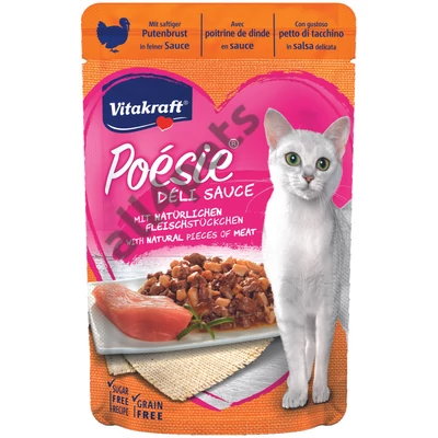 Vitakraft Poésie Delice Macska Alutasak Pulyka 85g