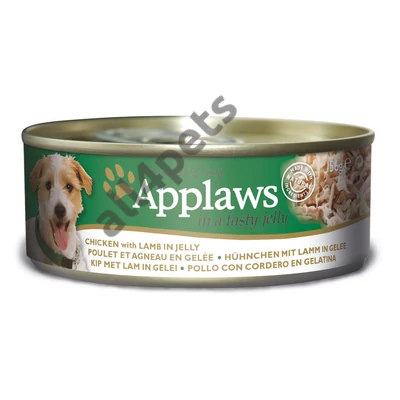 Applaws Dog Konzerv Csirke és Bárány aszpikban 156g