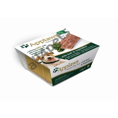 Applaws Dog Alutálka Paté Marha és Zöldségek 150g