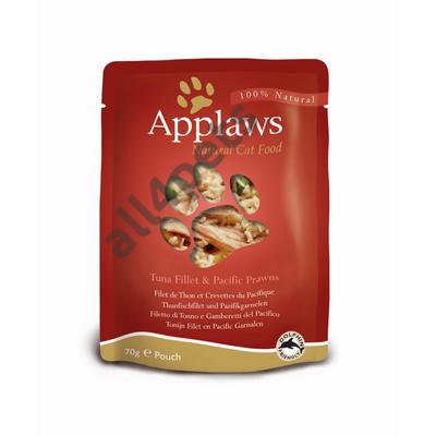 Applaws Cat Alutasak Tonhal és Garnélarák 70g