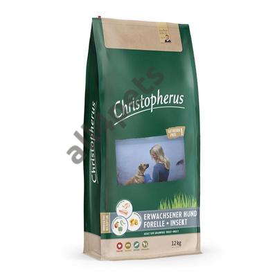 Christopherus Dog Adult Grainfree Pisztráng és rovar Small&medium 12kg