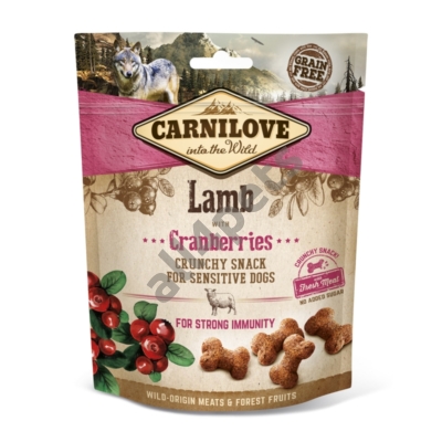 Carnilove Dog Crunchy Snack Lamb with cranberries - Bárányhús vörösáfonyával 200g