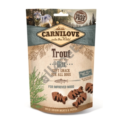 Carnilove Dog Semi Moist Snack Trout with dill - Pisztráng kaporral 200g