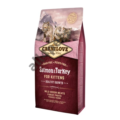 Carnilove Cat Kitten Salmon&amp;Turkey – Healthy Growth 6kg