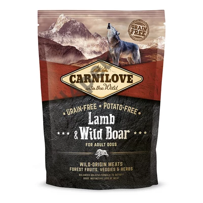 Carnilove Dog Adult Lamb&Wild boar - Bárány&Vaddisznó 1,5kg