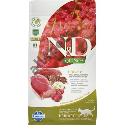 N&D Cat Quinoa Urinary kacsa 1,5kg