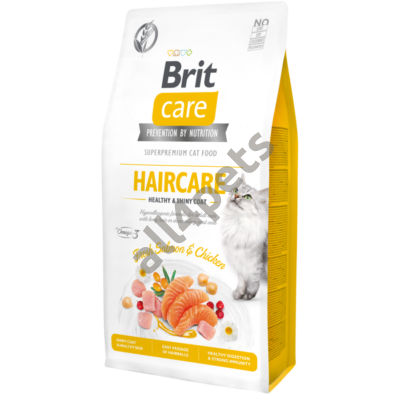 Brit Care Cat Grain Free HAIRCARE Salmon and Chicken 0,4kg