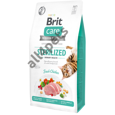 Brit Care Cat Grain Free STERILISED - URINARY HEALTH Chicken 0,4kg