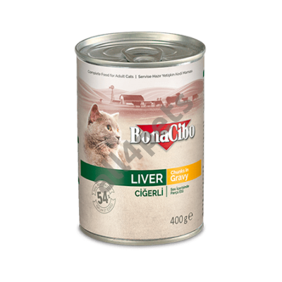 BONACIBO CANNED CAT FOODS LIVER 400g
