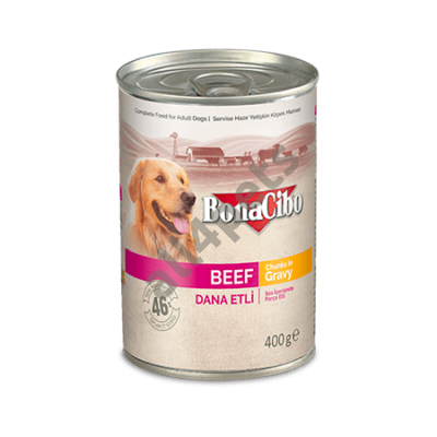 BONACIBO CANNED DOG FOODS BEEF 400g