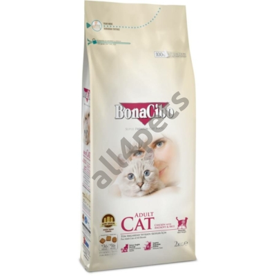 BONACIBO CAT (Csirke, szardella, rák és rizs) 2 kg