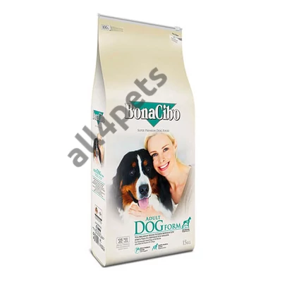 BONACIBO FORM DOG (Senior / Over Weight - Csirke, szardella és rizs) 15 kg