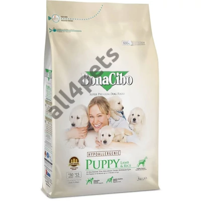 BONACIBO PUPPY (Bárány, szardella és rizs) 3 kg