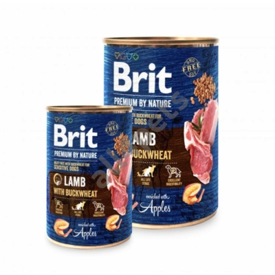 Brit Premium by Nature Paté Lamb wih Buckwheat 800g