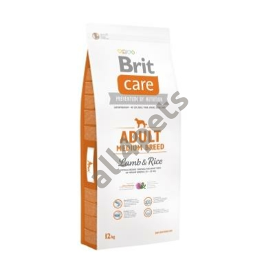 Brit Care Adult Medium Breed Lamb &amp; Rice 1 kg
