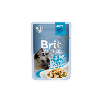 Brit Premium Cat tasakos Delicate Fillets in Gravy with Turkey 85g