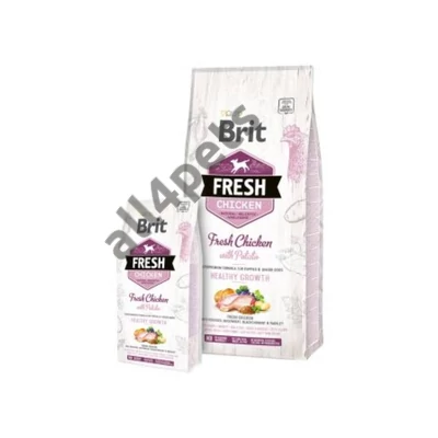 Brit Fresh Chicken with Potato Puppy Healthy Growth 2,5 kg