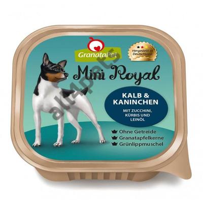 GranataPet Mini Royal borjú és nyúl 150g