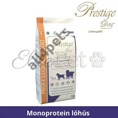 Prestige Dog Mono All Breeds Horse (Ló) hipoallergén táp 12 kg