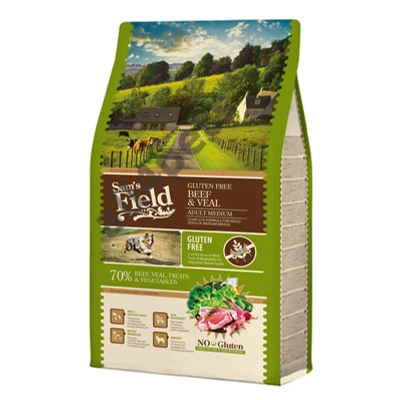 SAM'S FIELD ADULT MEDIUM MARHA&BORJÚ 2,5KG