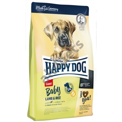 HAPPY DOG BABY GIANT LAMB AND RICE 4KG