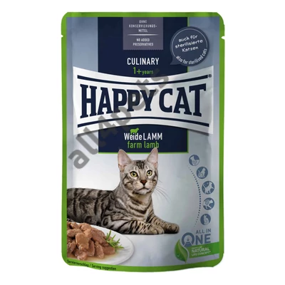 HAPPY CAT POUCH SZÓSZ CULINARY BÁRÁNY 24X85G