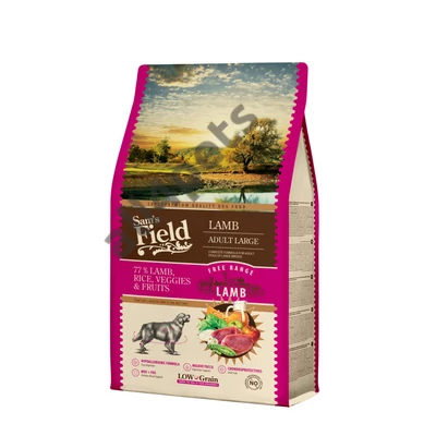 Sam's Field Low Grain Adult Large Hipoallergén Bárány 2,5kg