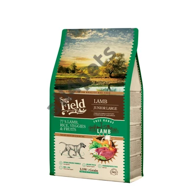 Sam's Field Low Grain Junior Large Hipoallergén Bárány 2,5kg