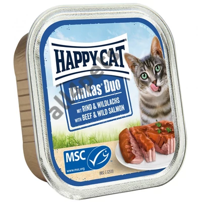 HAPPY CAT MINKAS DUO MARHA-VADLAZAC 12X100G