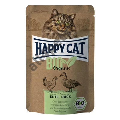 Happy Cat Bio Organic Alutasakos eledel - Csirke és Kacsa