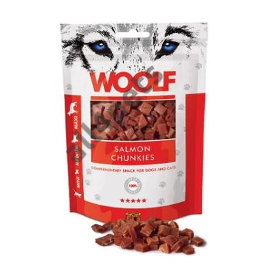 Woolf Salmon Chunkies 100g