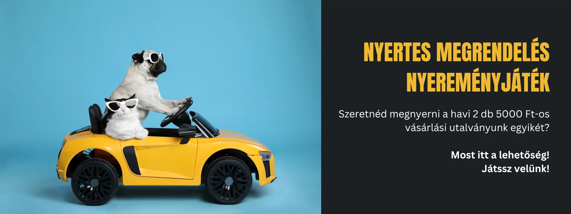 Nyertes Megrendelés Nyereményjáték